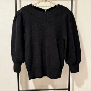 NWT Vera Moda Black Balloon Sleeve Sweater